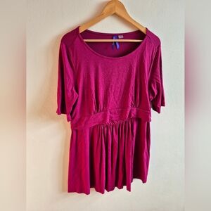 Seraphine Maternity And Nursing Breastfeeding Top Size XL Pink